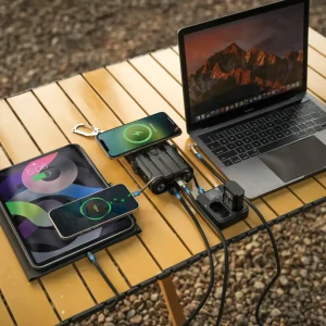 پاوربانک 20 وات سولار مگسیف پاورولوژی مدل HELIO LUX 2000MAH