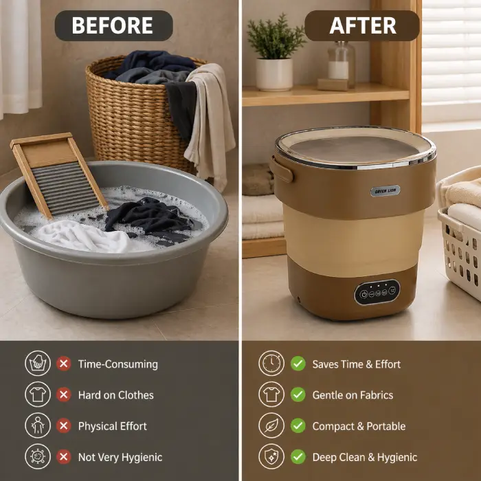 مینی واش گرین لاین 13L مدل FOLD WASH