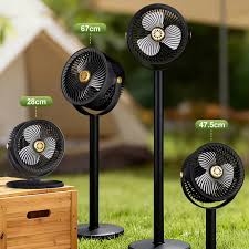 پنکه شارژی همراه با پنل خورشیدی مدل SOLAR FLOOR FAN