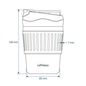 تراول ماگ لپرسو مدل TUMBLER MUG