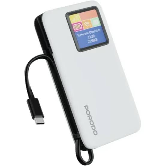 پاوربانک10000mAhو مودم جیبی پرودو مدلTRAVEL ROUTER