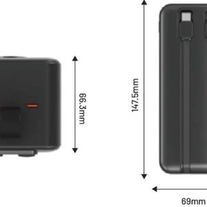 پاوربانک 22.5W پرودو 50000MAH مدل INTEGRATED CABLES