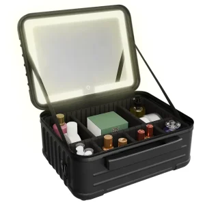 کیف لوازم آرایش پرودو رینگ لایت دار مدل MAKEUP BAG WITH DETACHABLE