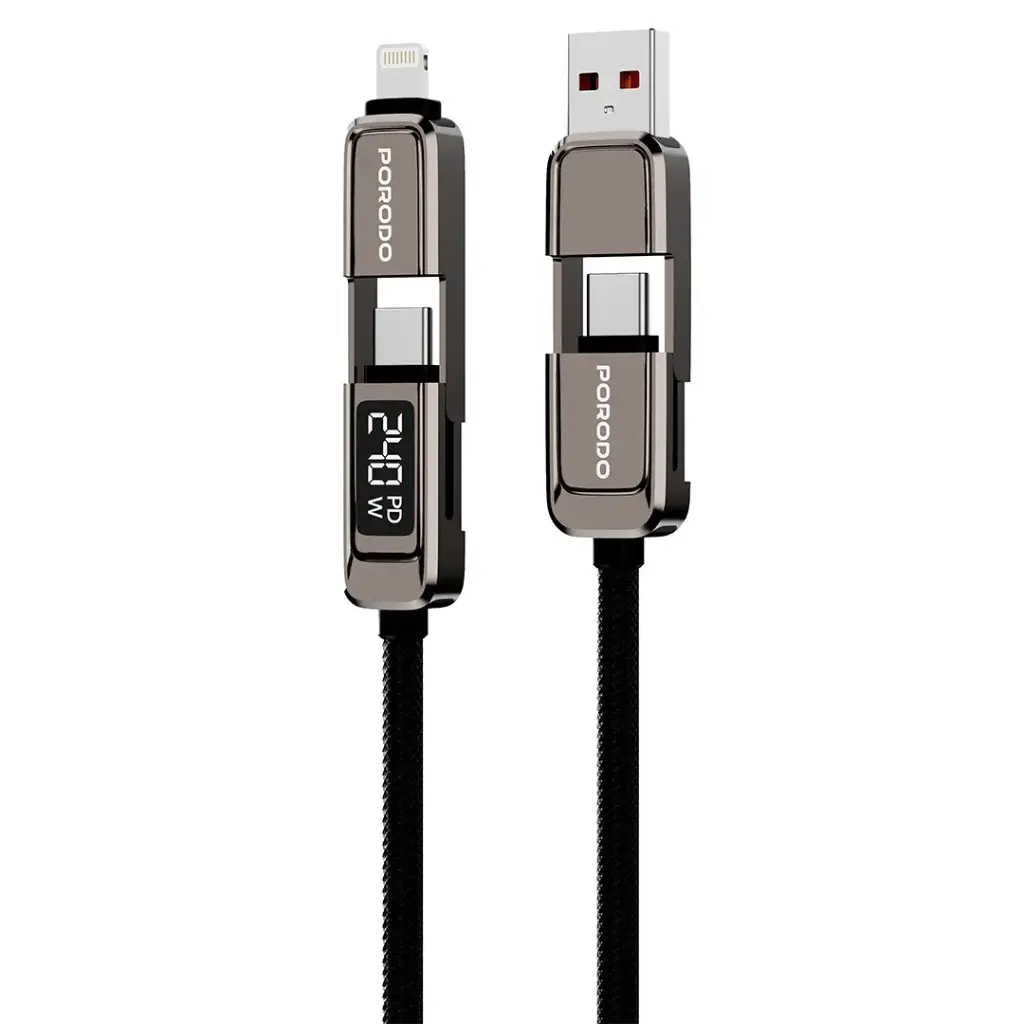 کابل شارژ چندکاره 240W پرودو مدل HIGH SPEED