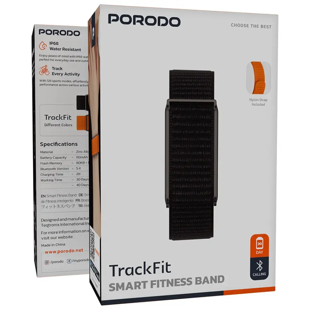 مچ بند هوشمند پرودو مدل TRACKFIT FITNESS BAND