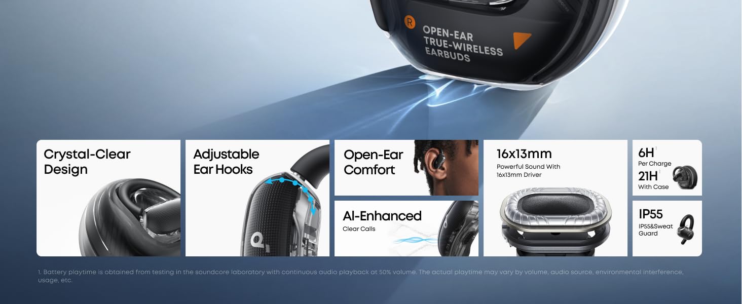 soundcore V40i | Open-Ear Headphones