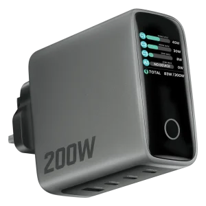 شارژر دیواری 200W پاورولوژی مدل HELION  4-PORT